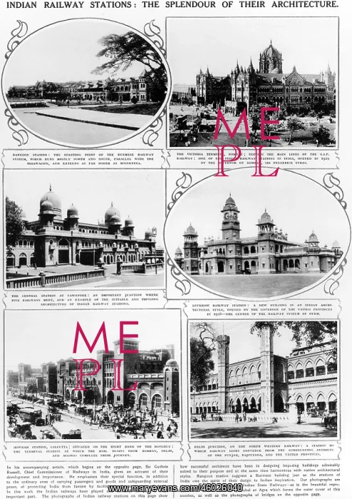  : Indian Railway Stations: The Splendour of their Architecture