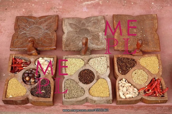 : Indian spices on display in Kerala : Indian spices on display in Kerala