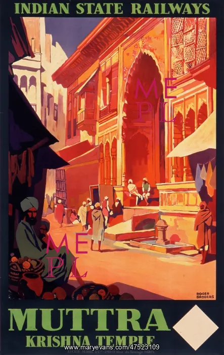 : Indian State Railways poster : Indian State Railways poster