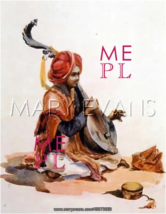: INDIAN TAMBOUR PLAYER : INDIAN TAMBOUR PLAYER