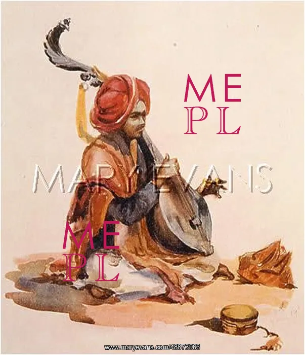 : INDIAN TAMBOUR PLAYER : INDIAN TAMBOUR PLAYER
