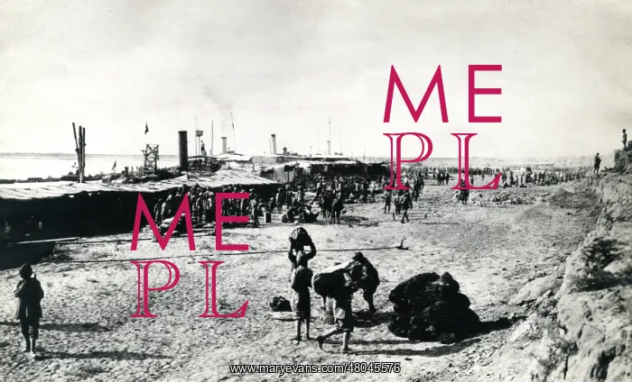 : Indian troops at Lejj, Mesopotamia, WW1 : Indian troops at Lejj, Mesopotamia, WW1