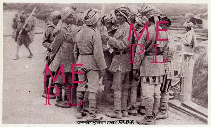 : Indian troops stationed at Contalmaison during WWI : Indian troops stationed at Contalmaison during WWI