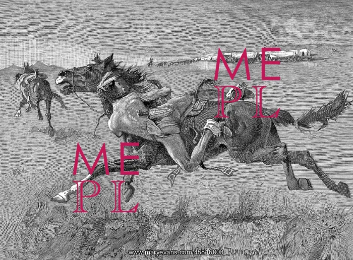 : INDIANS ATTACK WAGONS : INDIANS ATTACK WAGONS