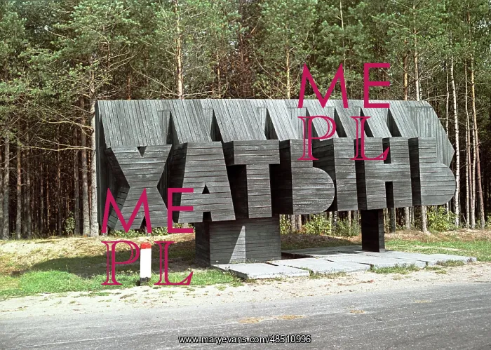 : Indicator to Khatyn memorial, 1970 : Indicator to Khatyn memorial, 1970