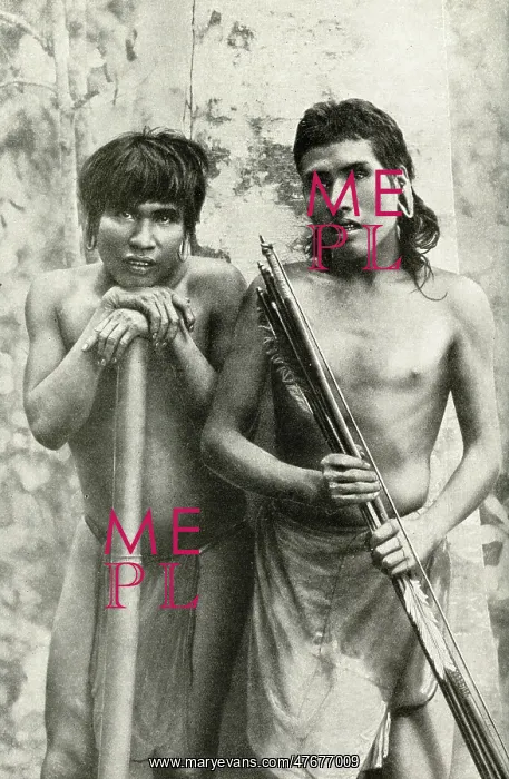 : Two indigenous hunters, Brazil : Two indigenous hunters, Brazil