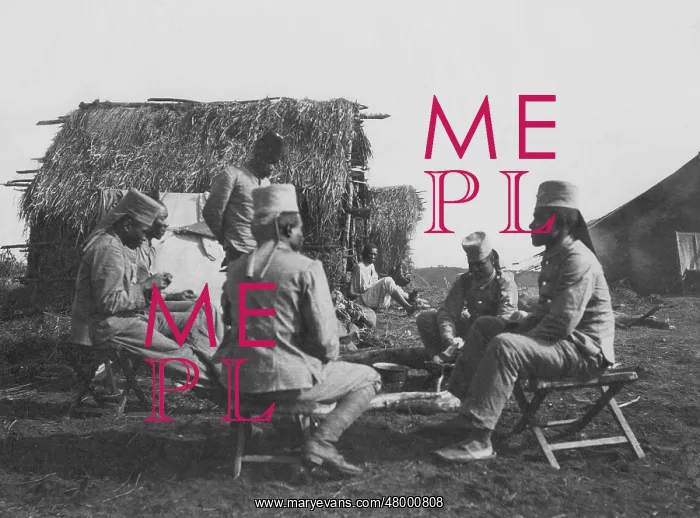 : Indigent auxiliary soldiers (Askaris), East Africa, WW1 : Indigent auxiliary soldiers (Askaris), East Africa, WW1