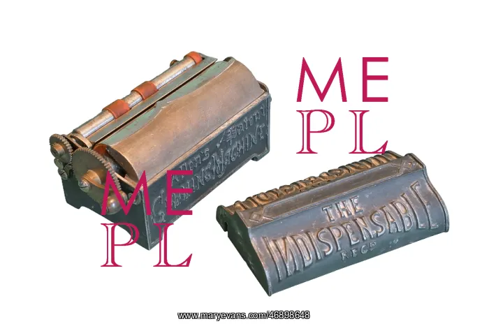 : The Indispensable - Allen's Patent Gumming Machine : The Indispensable - Allen's Patent Gumming Machine