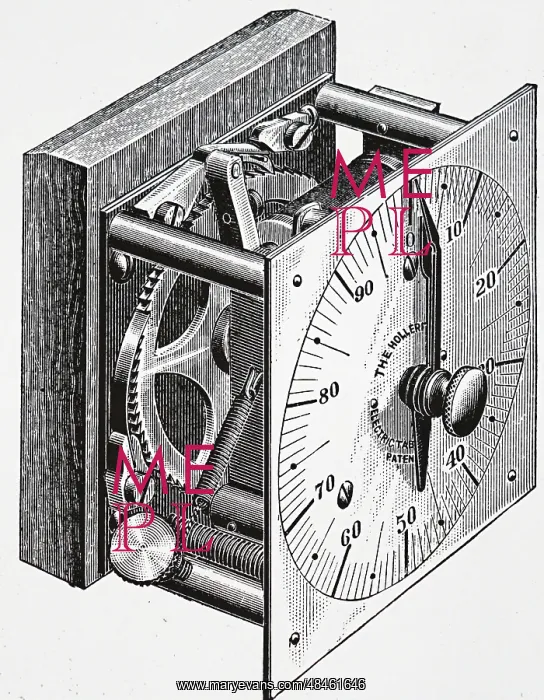 : Individual counter dial of the Hollerith Tabulator : Individual counter dial of the Hollerith Tabulator