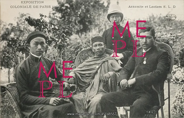 : Indochinese, 1906 Colonial Exhibition, Paris, France : Indochinese, 1906 Colonial Exhibition, Paris, France