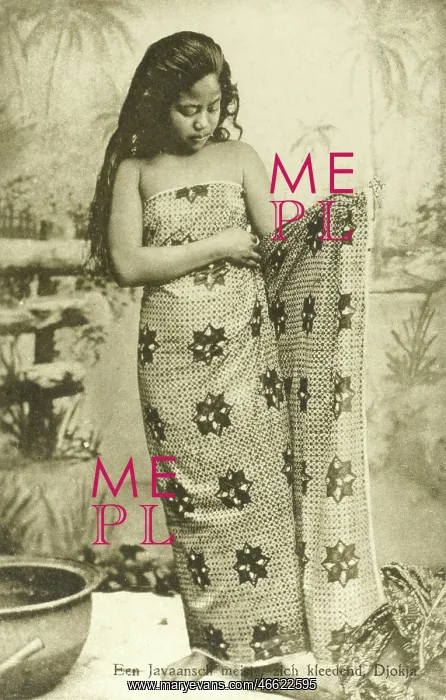 : Indonesia - Java - Young girl puts on sarong : Indonesia - Java - Young girl puts on sarong