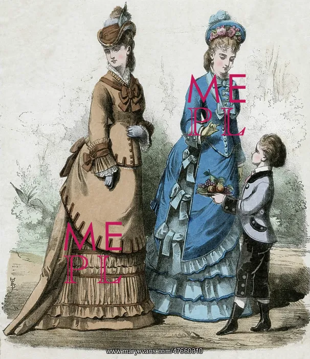 : Indoor costumes for 1875 : Indoor costumes for 1875