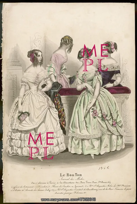 : Indoor Dresses 1846 : Indoor Dresses 1846