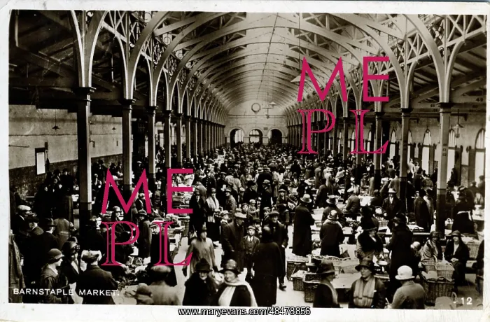 : Indoor Market, Barnstaple, Devon : Indoor Market, Barnstaple, Devon