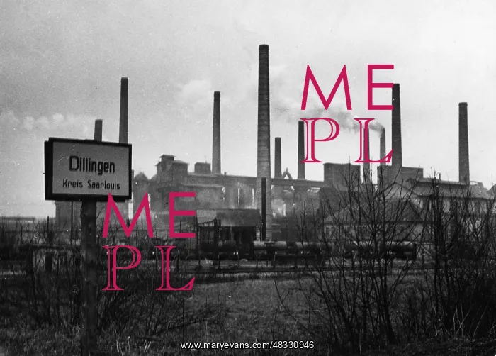 : Industrial area in Dillingen : Industrial area in Dillingen