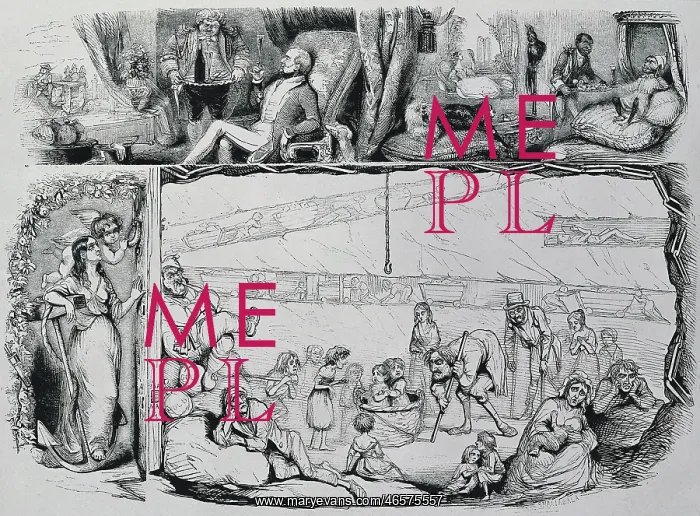 : Industrial Revolution. Capital and labour. Comic : Industrial Revolution. Capital and labour. Comic