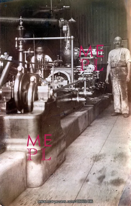 : Industrial Stationary Small Steam Mill Engine : Industrial Stationary Small Steam Mill Engine