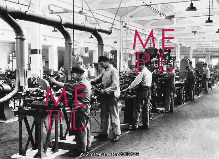 : Industrial workers at their workplaces, 1934 : Industrial workers at their workplaces, 1934