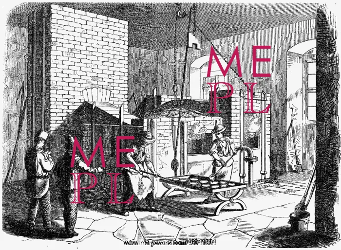 : industry, metal, silver, refining, wood engraving : industry, metal, silver, refining, wood engraving