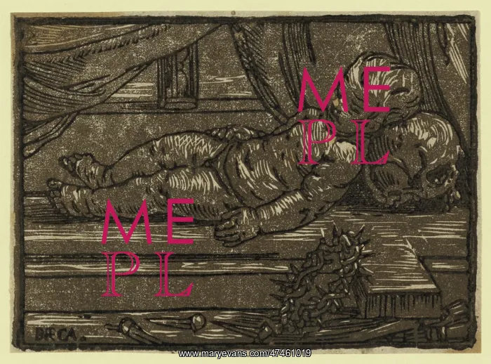  : The infant Christ prefiguring the passion