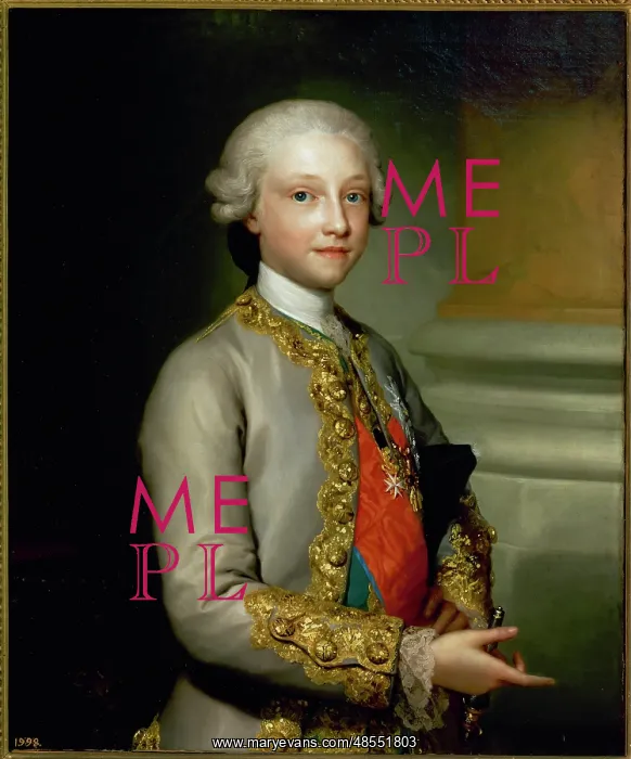 : Infante Gabriel of Spain by Mengs : Infante Gabriel of Spain by Mengs