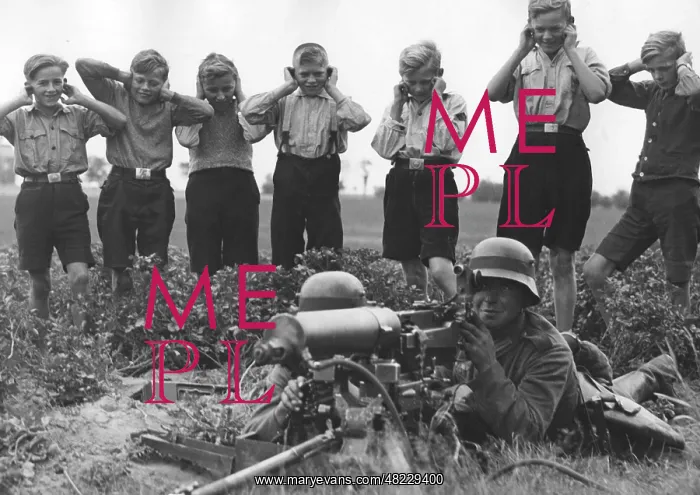 : Infantrymen at a target practice, 1935 : Infantrymen at a target practice, 1935