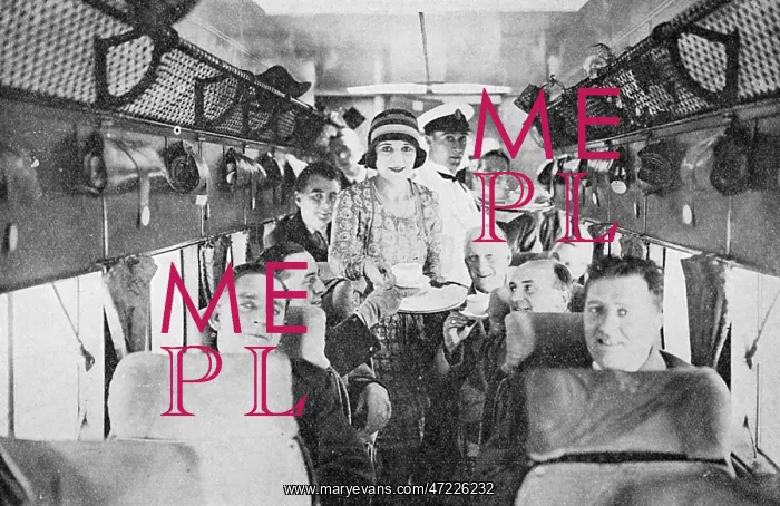 : Inflight Scene 1934 : Inflight Scene 1934