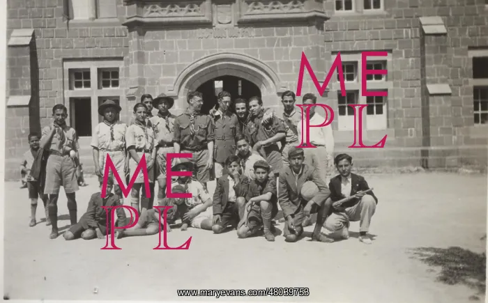 : Informal group of boy scouts, Cyprus : Informal group of boy scouts, Cyprus