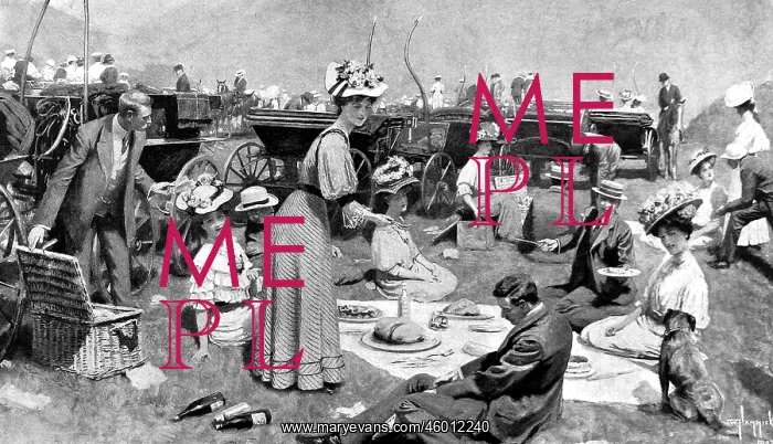 : The informal luncheon at the meet of the Devon and Somerset : The informal luncheon at the meet of the Devon and Somerset