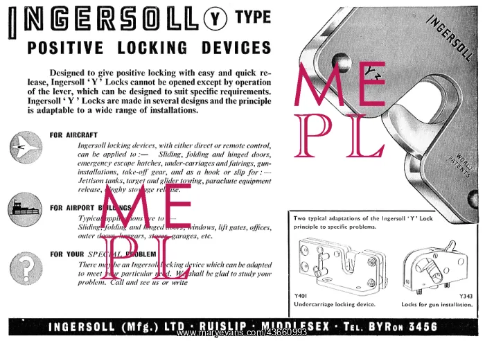 : Ingersoll Y Lock Positive Locking Devices : Ingersoll Y Lock Positive Locking Devices