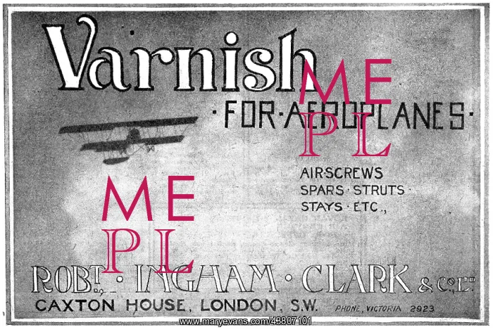 : Ingham Clark Varnish 1916 : Ingham Clark Varnish 1916