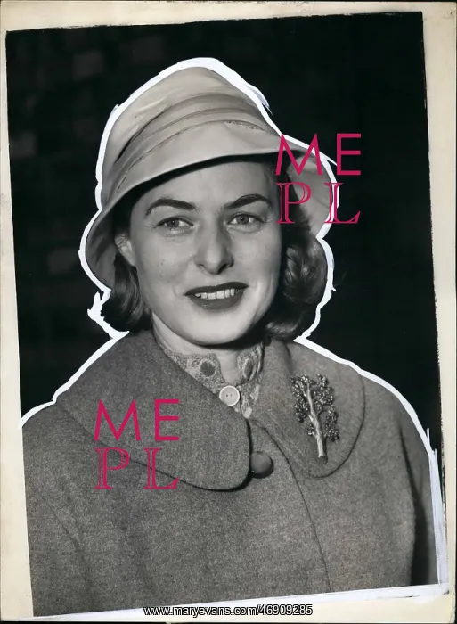 : Ingrid Bergman, actress, in London : Ingrid Bergman, actress, in London