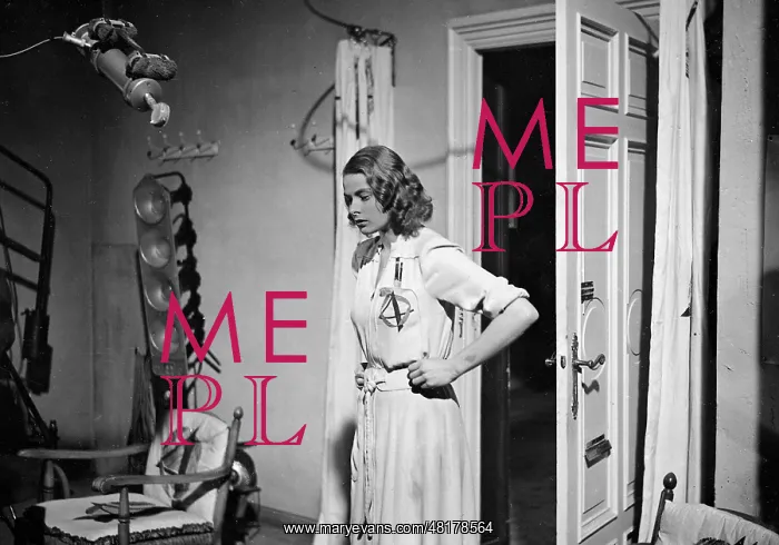 : Ingrid Bergman during the filming of The Four Companions : Ingrid Bergman during the filming of The Four Companions