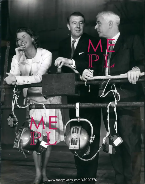 : Ingrid Bergman, Michael Redgrave and Emlyn Williams : Ingrid Bergman, Michael Redgrave and Emlyn Williams