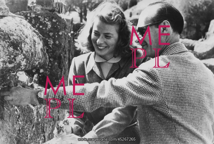 : Ingrid Bergman and Roberto Rossellini became lovers : Ingrid Bergman and Roberto Rossellini became lovers