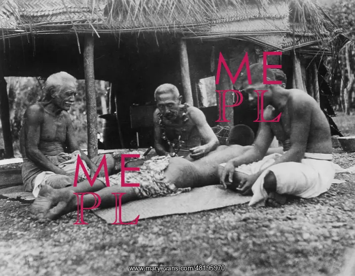 : Inhabitants of the island state Samoa : Inhabitants of the island state Samoa