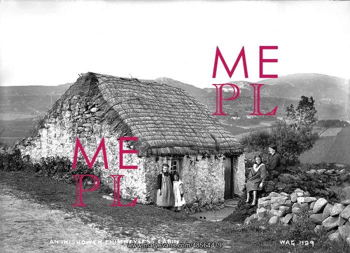 : An Inishowen Chimneyless Cabin : An Inishowen Chimneyless Cabin