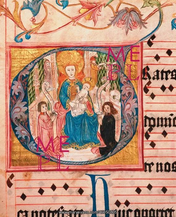 : Initial G from the Passau Graduale : Initial G from the Passau Graduale