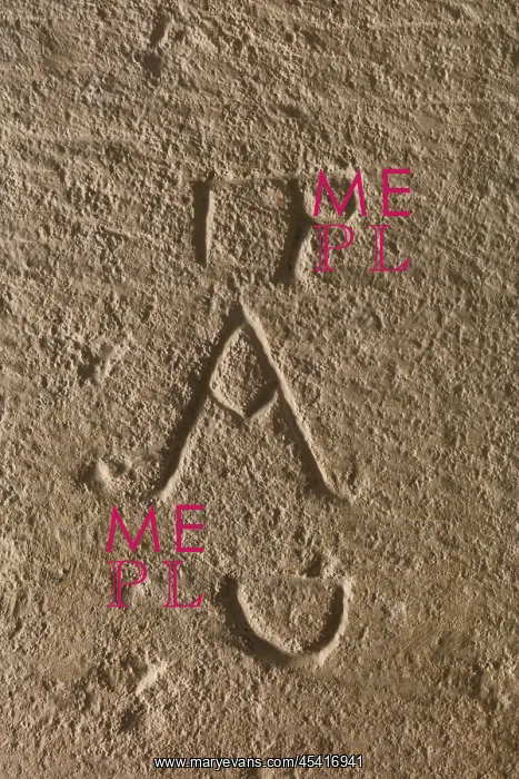 : Initials, Clairvaux Abbey, Ville-sous-la-Ferte, Aube, France : Initials, Clairvaux Abbey, Ville-sous-la-Ferte, Aube, France