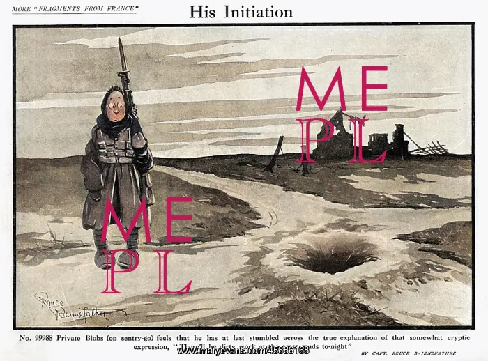 : His Initiation, by Bairnsfather