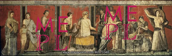 : Initiation into the mysterious Dionysian cult : Initiation into the mysterious Dionysian cult