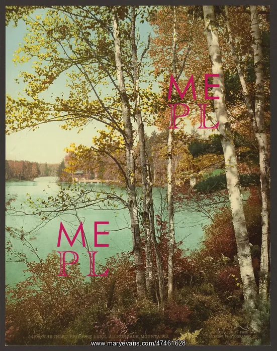 : The Inlet, Spit-Fire Lake, Adirondack Mountains : The Inlet, Spit-Fire Lake, Adirondack Mountains