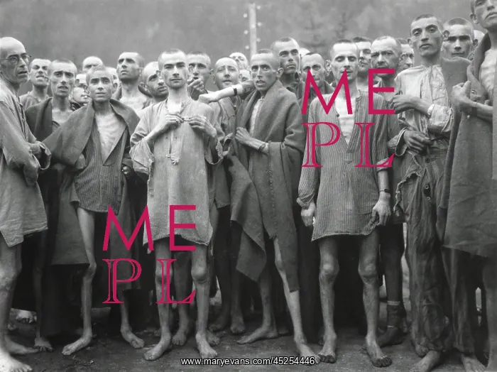 : Inmates of Ebensee concentration camp after their : Inmates of Ebensee concentration camp after their