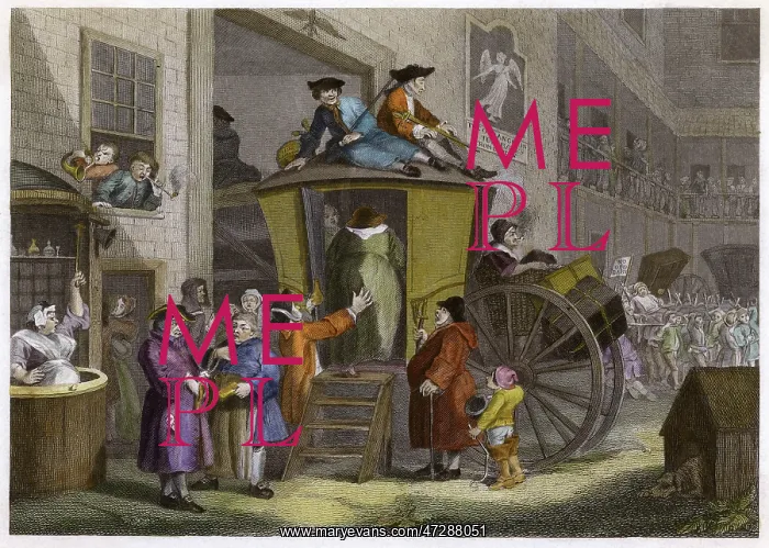 : Inn Yard - Hogarth : Inn Yard - Hogarth