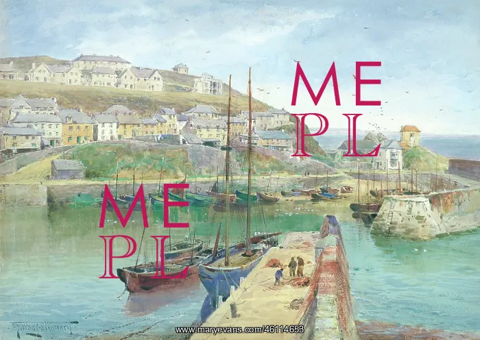 : The Inner Harbour, Mevagissey, Cornwall : The Inner Harbour, Mevagissey, Cornwall