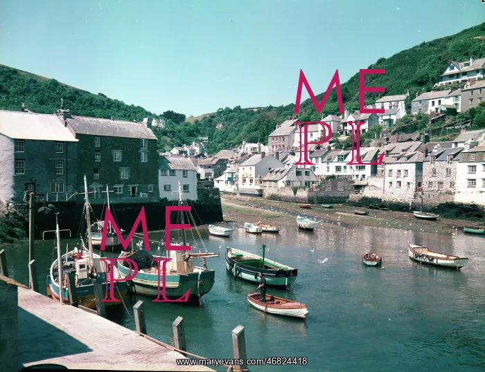 : The inner harbour, Polperro : The inner harbour, Polperro