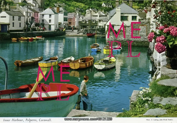 : Inner Harbour, Polperro, Cornwall : Inner Harbour, Polperro, Cornwall