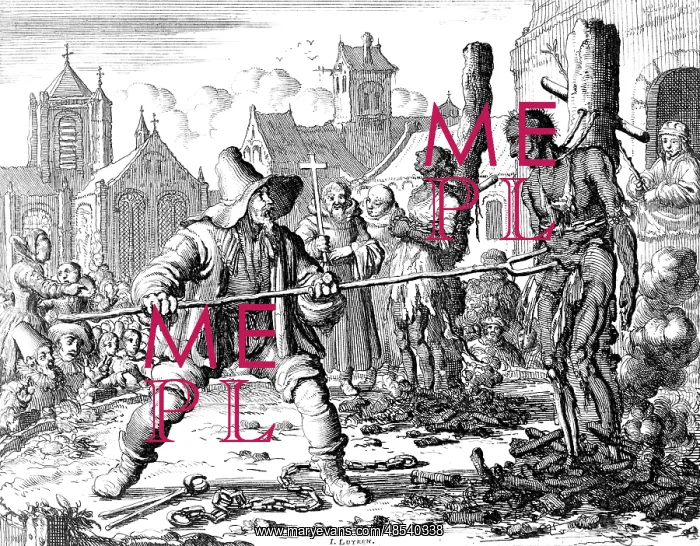 : Inquisition, Anabaptists Burned at Stake, 1554 : Inquisition, Anabaptists Burned at Stake, 1554