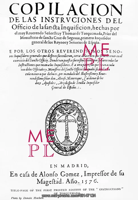 : Inquisition document : Inquisition document