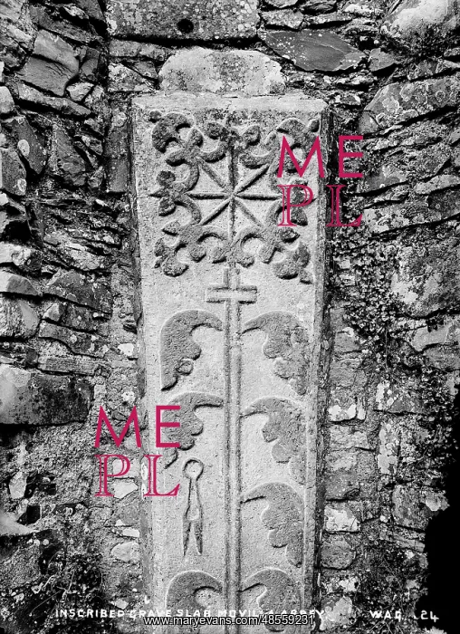 : Inscribed Grave Slab, Movilla Abbey : Inscribed Grave Slab, Movilla Abbey